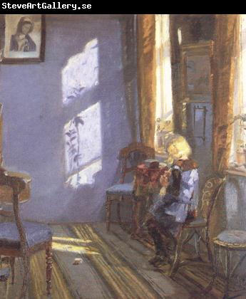 Anna Ancher Sunshine in the Blue Room (nn02)